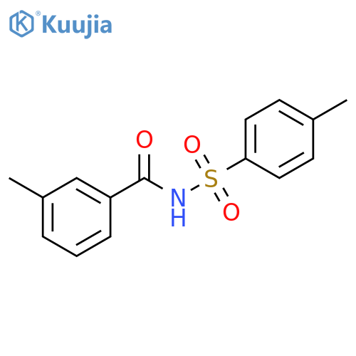 3-methyl-N-(4-methylbenzenesulfonyl)benzamide structure