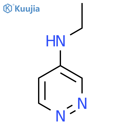 N-ethylpyridazin-4-amine structure
