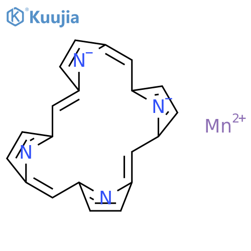 Manganese,[21H,23H-porphinato(2-)-kN21,kN22,kN23,kN24]-, (SP-4-1)- structure