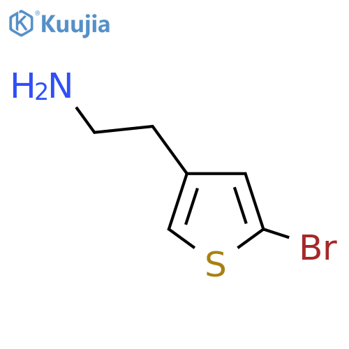 2-(5-Bromothiophen-3-yl)ethan-1-amine structure