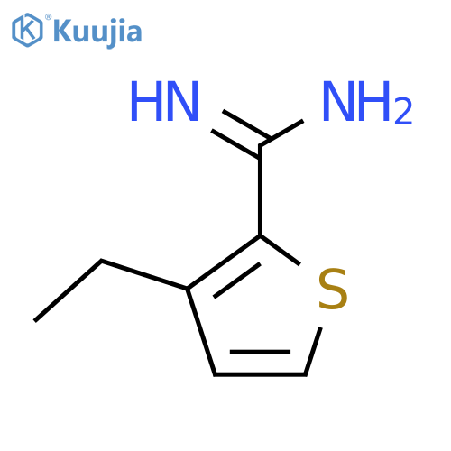 3-ethylthiophene-2-carboximidamide structure