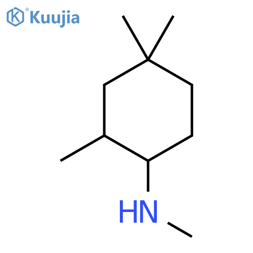 N,2,4,4-tetramethylcyclohexan-1-amine structure