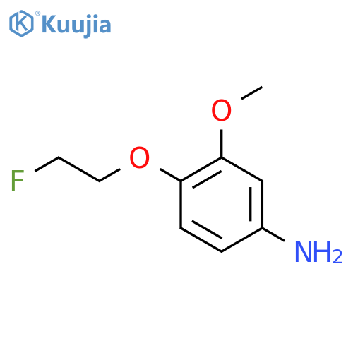 4-(2-fluoroethoxy)-3-methoxyaniline structure