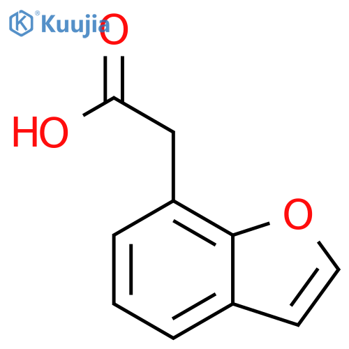 2-(benzofuran-7-yl)acetic acid structure