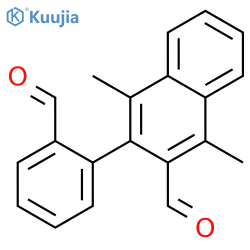 2-Naphthalenecarboxaldehyde,3-(2-formylphenyl)-1,4-dimethyl- structure