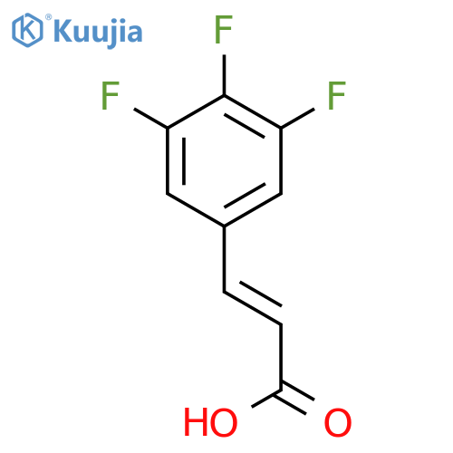 3,4,5-Trifluorocinnamic acid structure