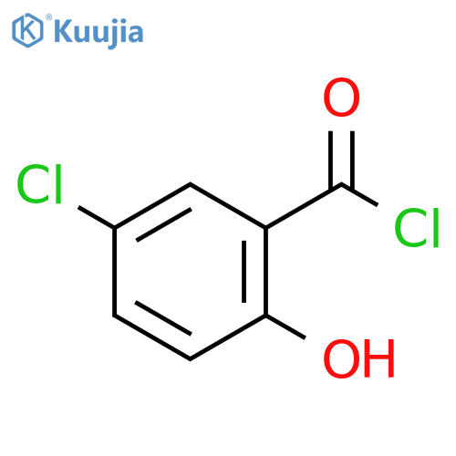 Benzoyl chloride, 5-chloro-2-hydroxy- structure