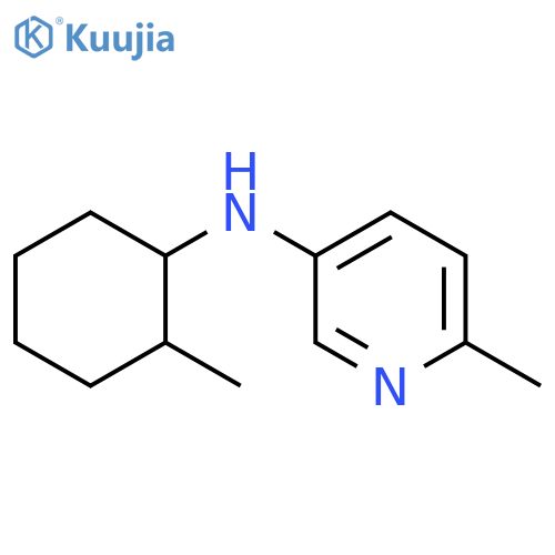 6-methyl-N-(2-methylcyclohexyl)pyridin-3-amine structure