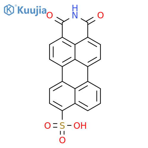 1H-Perylo[3,4-cd]pyridine-8-sulfonicacid, 2,3-dihydro-1,3-dioxo- structure