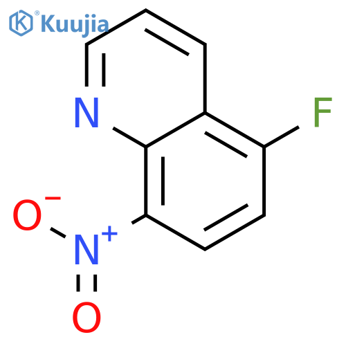 5-Fluoro-8-nitroquinoline structure