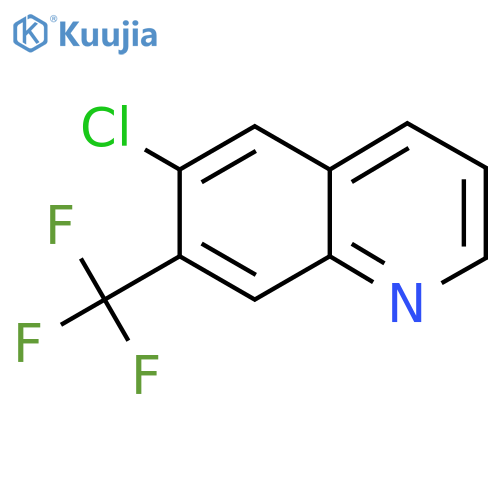 6-Chloro-7-(trifluoromethyl)quinoline structure