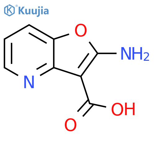 2-aminofuro3,2-bpyridine-3-carboxylic acid structure