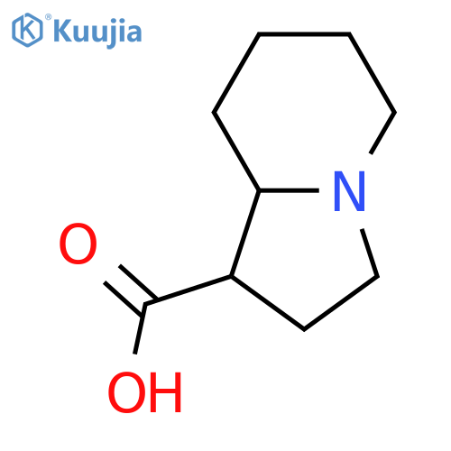 1-Indolizinecarboxylic acid, octahydro- structure