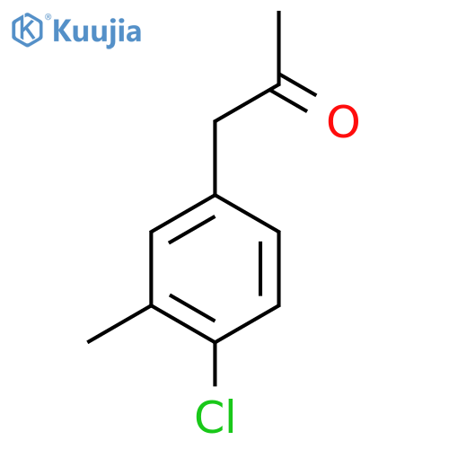 1-(4-Chloro-3-methylphenyl)propan-2-one structure