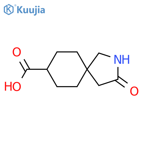 3-oxo-2-azaspiro4.5decane-8-carboxylic acid structure