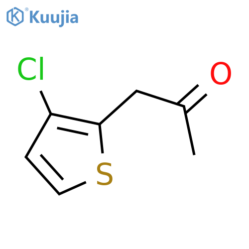 1-(3-chlorothiophen-2-yl)propan-2-one structure