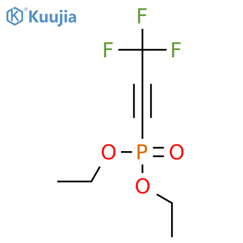 Phosphonic acid, (3,3,3-trifluoro-1-propynyl)-, diethyl ester structure