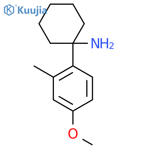 1-(4-methoxy-2-methylphenyl)cyclohexan-1-amine structure
