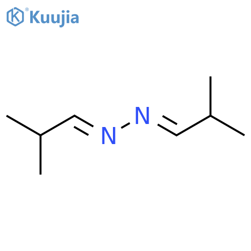 Propanal, 2-methyl-, (2E)-2-[(2-methylpropylidene)]hydrazone, (1E)- (9CI) structure