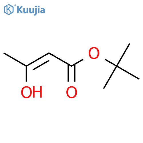 2-Butenoic acid, 3-hydroxy-, 1,1-dimethylethyl ester structure