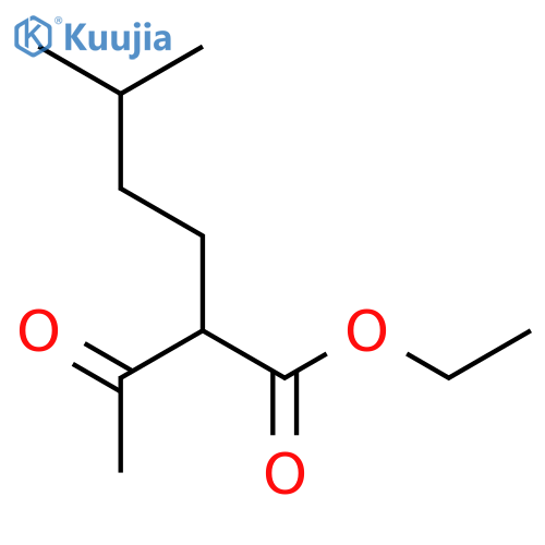 Ethyl 2-acetyl-5-methylhexanoate structure