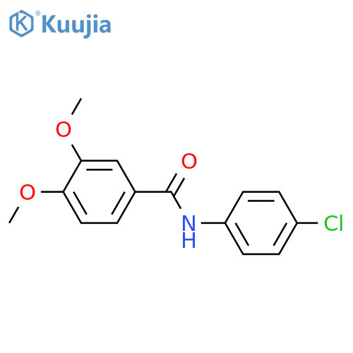 N-(4-chlorophenyl)-3,4-dimethoxybenzamide structure