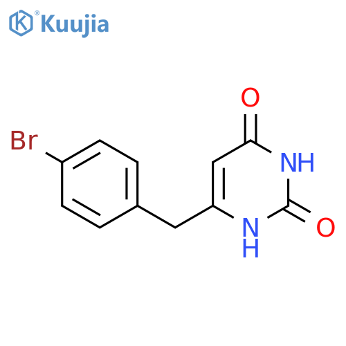 6-(4-Bromobenzyl)pyrimidine-2,4(1H,3H)-dione structure