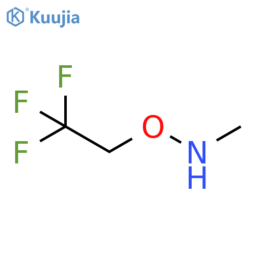 methyl(2,2,2-trifluoroethoxy)amine structure