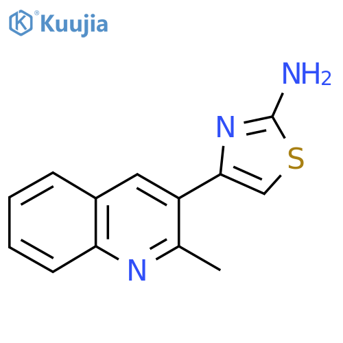 4-(2-Methylquinolin-3-YL)thiazol-2-amine structure
