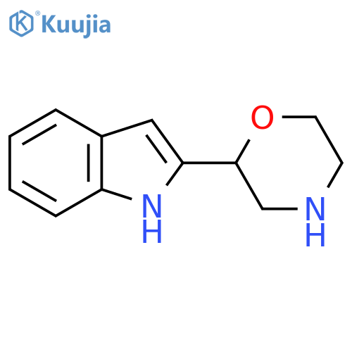 2-(morpholin-2-yl)-1H-indole structure