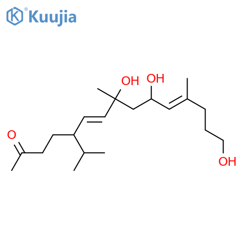 4,6,11-Trihydroxy-11,12-seco-2,7-cembradien-12-one; (1S,2E,4S,6R,7E)-form structure