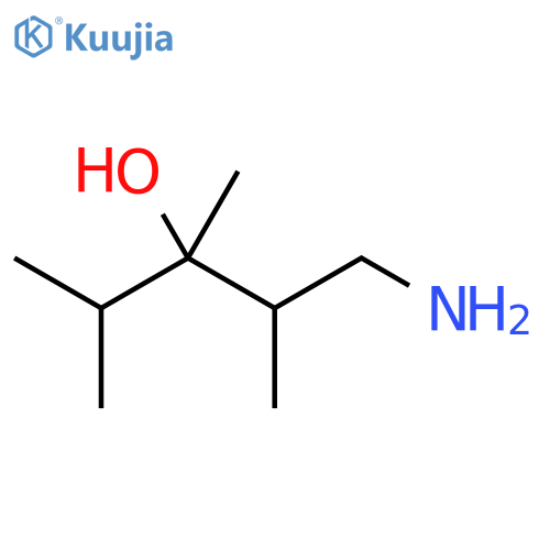 3-Pentanol, 2-(aminomethyl)-3,4-dimethyl- structure