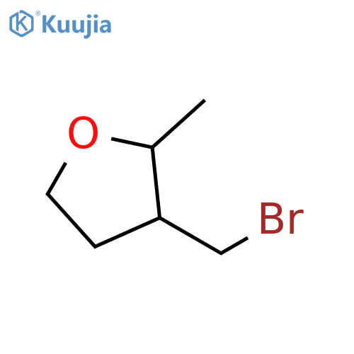 3-(bromomethyl)-2-methyloxolane structure