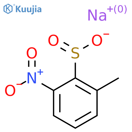 Sodium 2-methyl-6-nitrobenzene-1-sulfinate structure