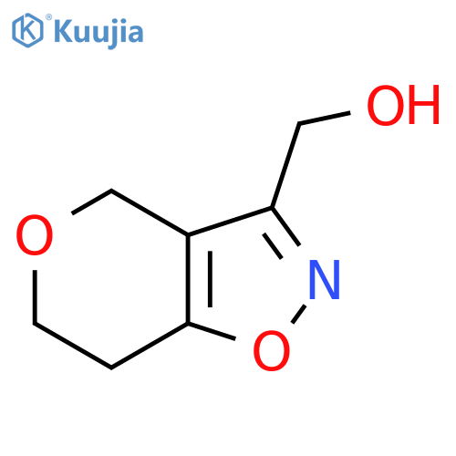 {4H,6H,7H-pyrano[3,4-d][1,2]oxazol-3-yl}methanol structure