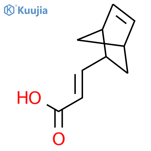 3-{bicyclo2.2.1hept-5-en-2-yl}prop-2-enoic acid structure