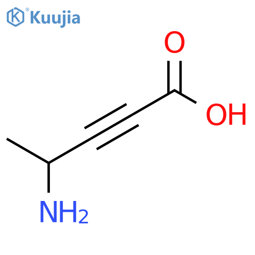 4-aminopent-2-ynoic acid structure