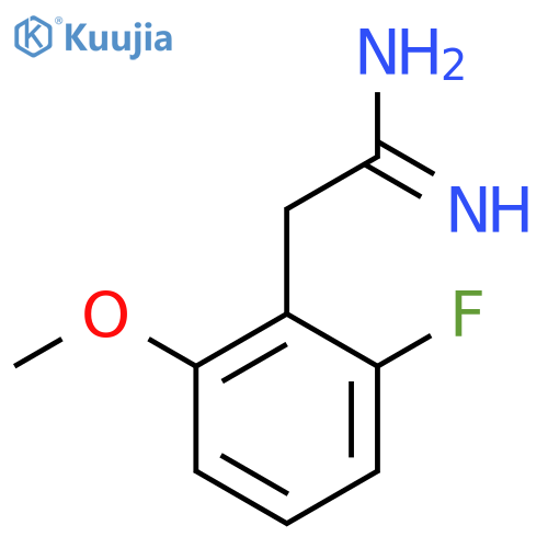 2-(2-fluoro-6-methoxyphenyl)ethanimidamide structure