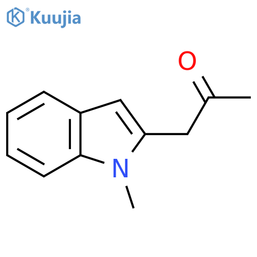 1-(1-methyl-1H-indol-2-yl)propan-2-one structure