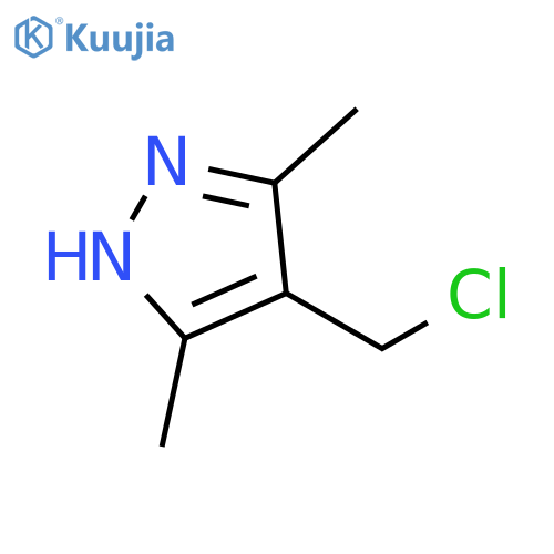 4-(chloromethyl)-3,5-dimethyl-1H-pyrazole structure