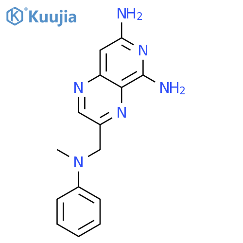 Pyrido[3,4-b]pyrazine-5,7-diamine,3-[(methylphenylamino)methyl]- structure