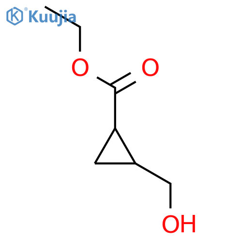 ethyl 2-(hydroxymethyl)cyclopropanecarboxylate structure