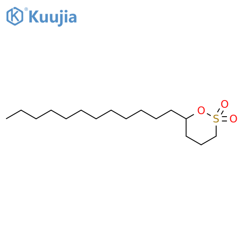 1,2-Oxathiane,6-dodecyl-, 2,2-dioxide structure