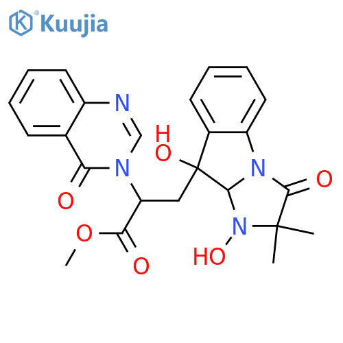 Tryptoquivaline R structure