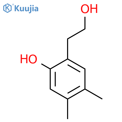 2-(2-hydroxyethyl)-4,5-dimethylphenol structure
