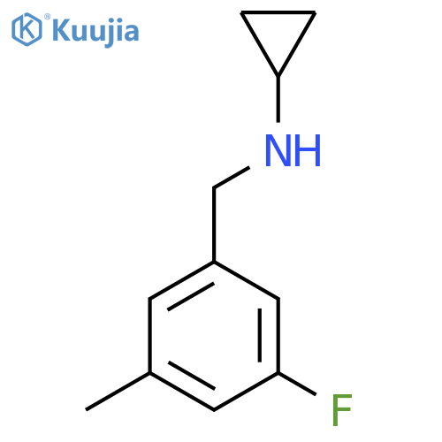 N-(3-Fluoro-5-methylphenyl)methylcyclopropanamine structure