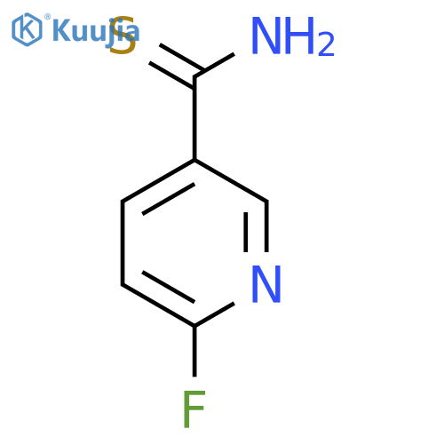 6-Fluoropyridine-3-carbothioamide structure