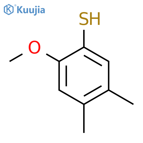2-methoxy-4,5-dimethylbenzene-1-thiol structure