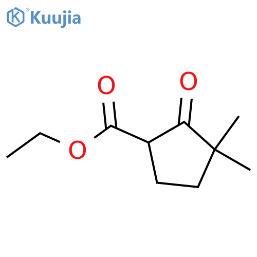 Ethyl 3,3-dimethyl-2-oxocyclopentane-1-carboxylate structure