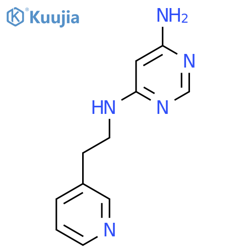 N4-(2-(Pyridin-3-yl)ethyl)pyrimidine-4,6-diamine structure